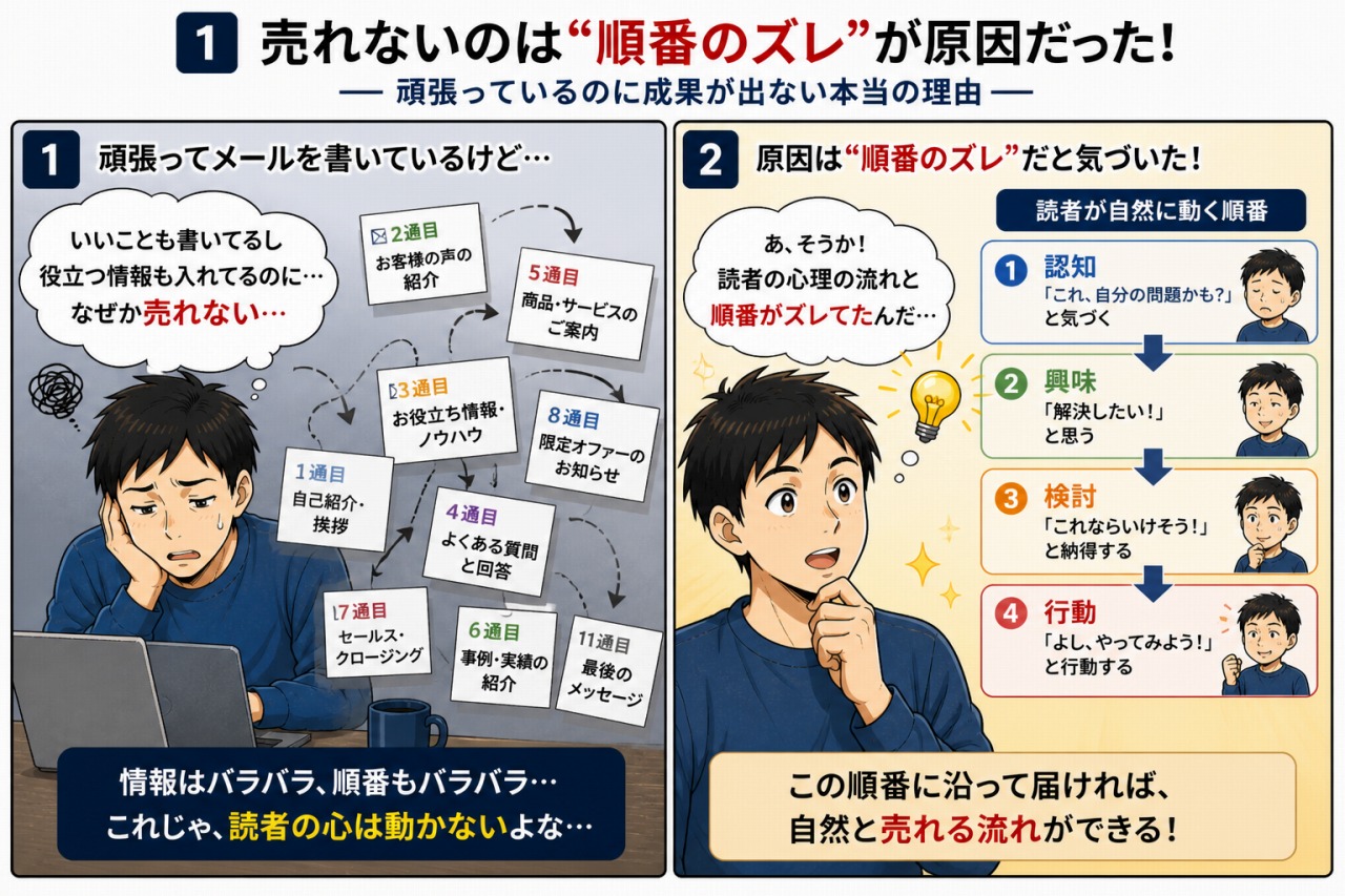 11stepのステップメールシナリオ
