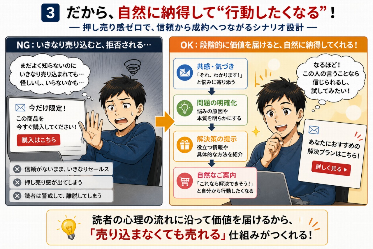 11stepのステップメールシナリオ