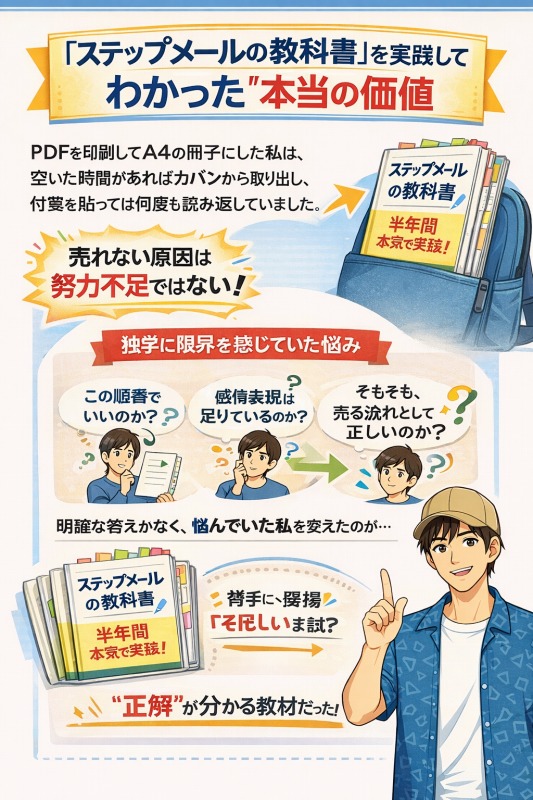 「ステップメールの教科書」実践レビュー