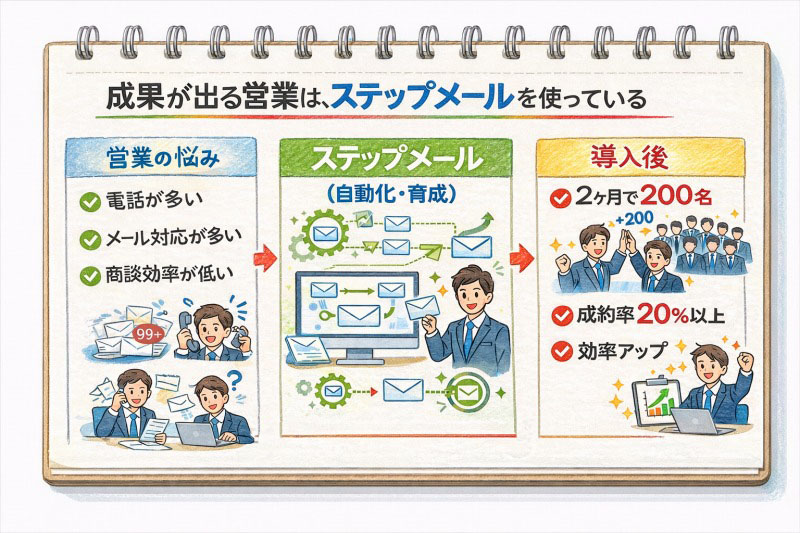 インサイドセールス／ステップメール