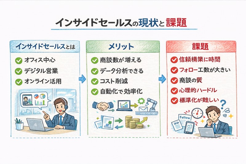 インサイドセールスの現状と課題
