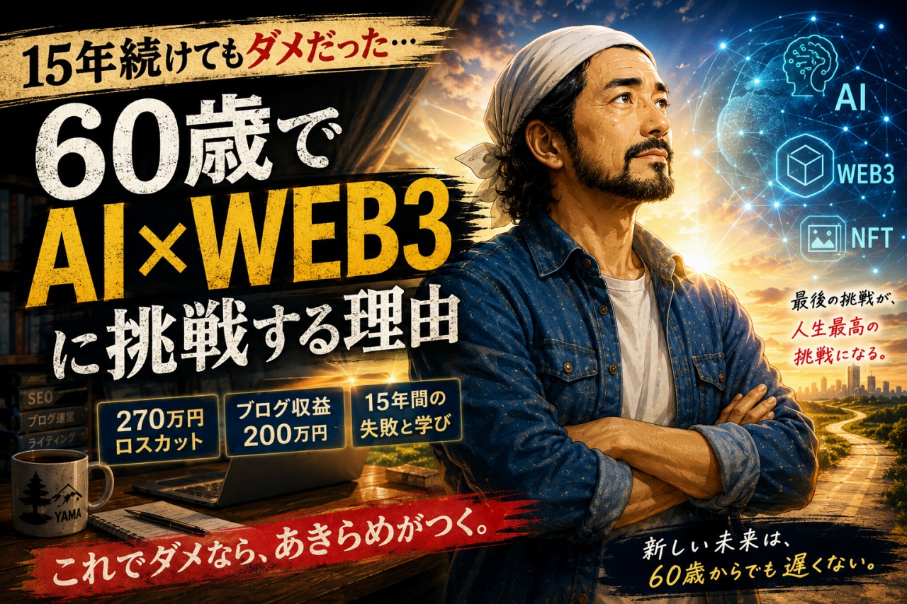 60歳でAI WEB3
